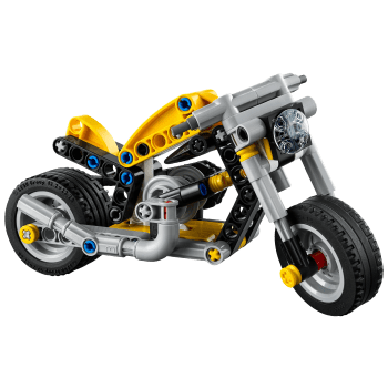 LEGO Technic Gul motorcykel 42225.