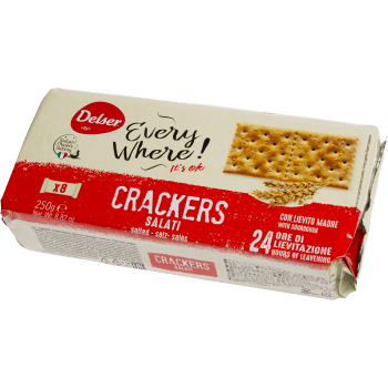 Crackers Saltade 250g Delser.