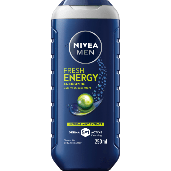 Duschgel Energy Mint Extract Shower 250ml Nivea Men.