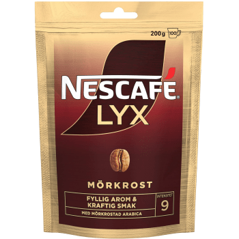 Snabbkaffe Refill Lyx Mörkrost 200g Nescafé.