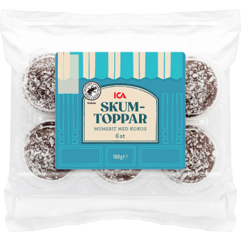 Skumtoppar Kokos 6-p 100g ICA.