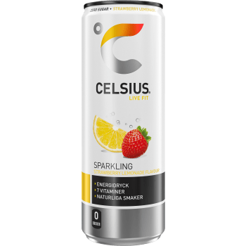 Energidryck Strawberry Lemonade Celsius.