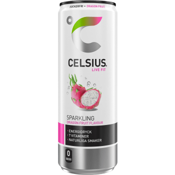 Energidryck Dragon Fruit Celsius.