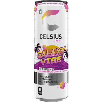 Energidryck Galaxy Vibe Celsius.