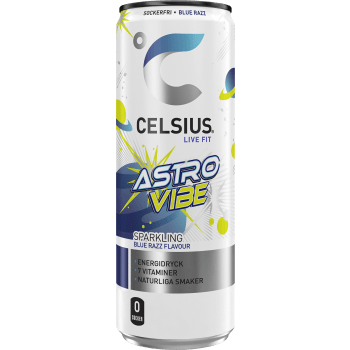 Energidryck Astro Vibe Celsius.