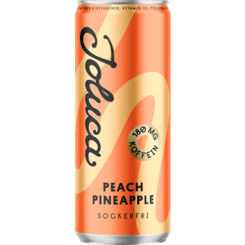 Joluca Peach Pineapple Energidryck 330ml.