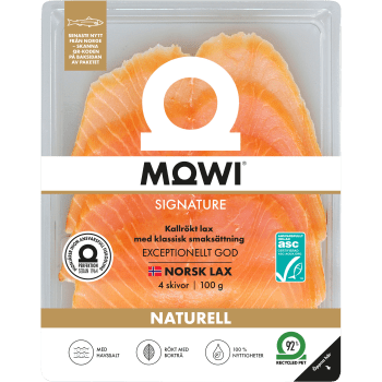 Lax Kallrökt Skivad 100g Mowi.