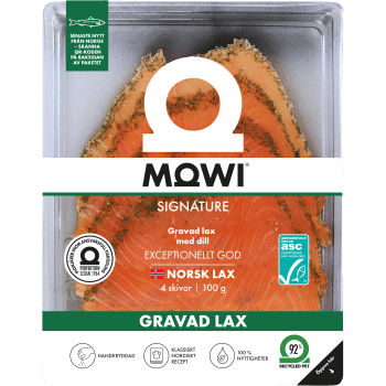 Lax Gravad Skivad 100g Mowi.