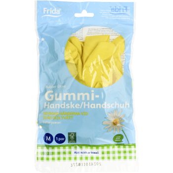 Gummihandskar 1-p Frida.