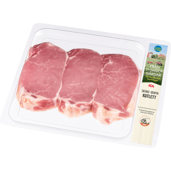 Kotlett benfri skivad ca 450g ICA.