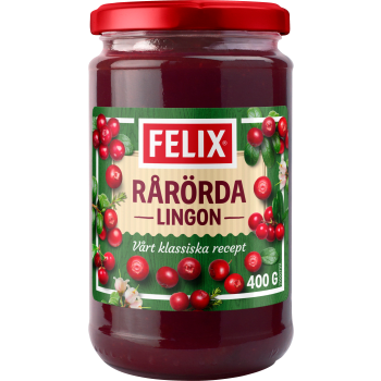 Sylt Rårörda Lingon 400g Felix.