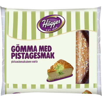 Gömma med pistagesmak 400g Hägges.