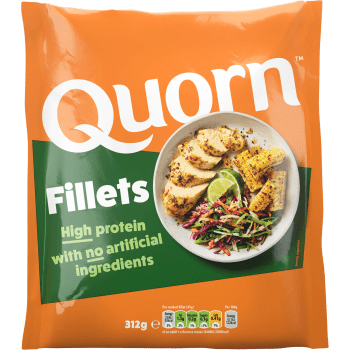 Filéer vegetariska Fryst 312g Quorn.