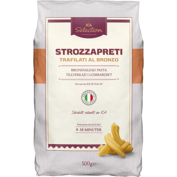 Pasta Strozzapreti 500g ICA Selection.