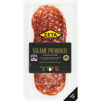 Salami Piemonte IGP 70g Zeta.