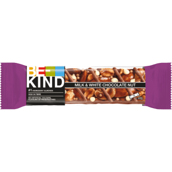 Nötbar Milk & White Chocolate Nut 1-p 40g BE-KIND.