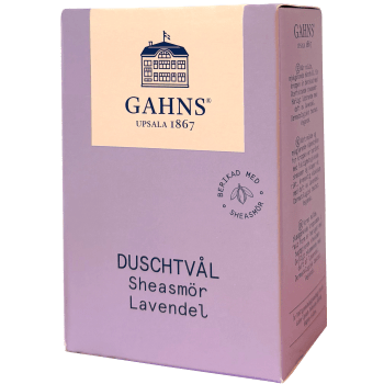 Duschtvål Fast Sheasmör Lavendel 200g Gahns.