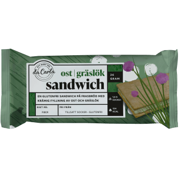 Sandwich Cheese & Chives Glutenfri 26g.
