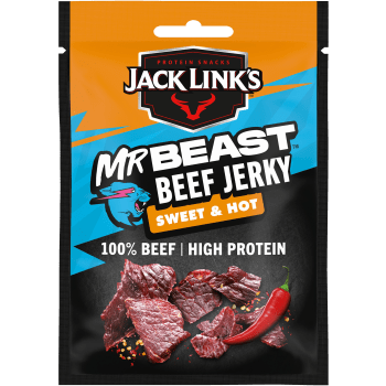 Torkat Kött Sweet & Hot Beef Jerky 25g Jack Link's.