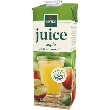 Äppeljuice med fruktkött 1l Kiviks Musteri.