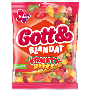 Godispåse Gott & Blandat Fruity Bites 170g Malaco.