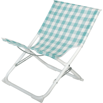 Strandstol rutig.