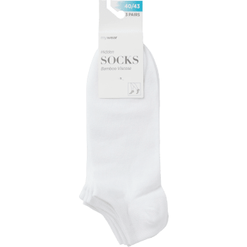 Hiddensocka 3p vit 40/43 mywear.