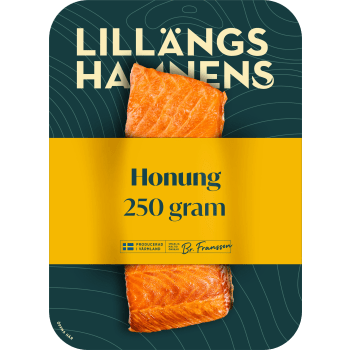 Laxfilé Honungsmarinerad Varmrökt 250g Lillängshamnen.