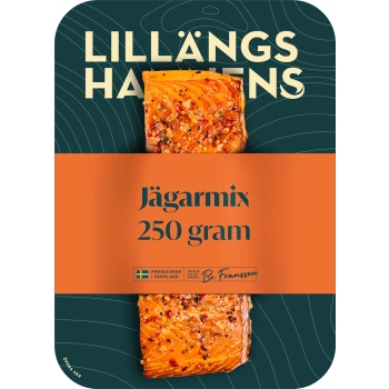 Laxfilé Jägermixmarinerad Varmrökt 250g Lillängshamnen.