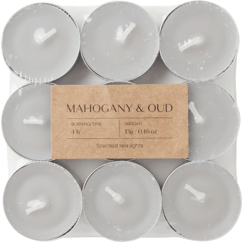 Doftvärmeljus Lucia mahogny&oud18p.