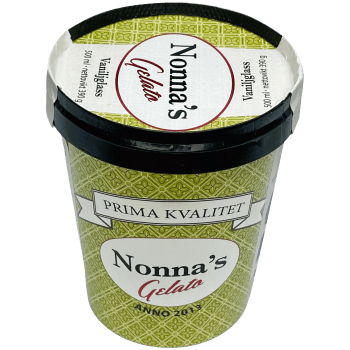 Vaniglia Gelato Vaniljglass 500ml Nonnas Gelato.