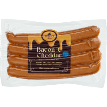 Bacon & Cheddarkorv 280g Siljans Chark.
