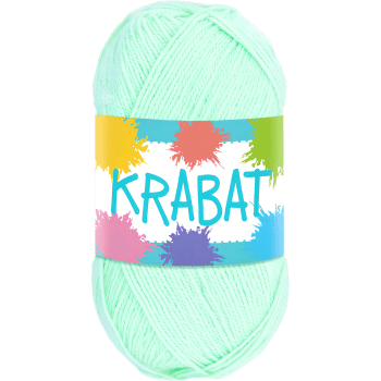 Garn Krabat 416 Ljus Mint 50g Falkgarn.
