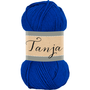 Garn Tanja 823 Kornblå 100g Falkgarn.