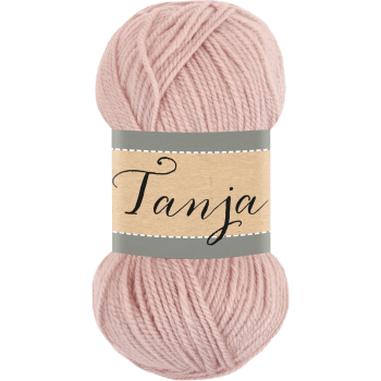 Garn Tanja 805 Ljus Puderosa 100g Falkgarn.