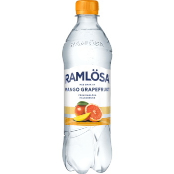 Kolsyrat vatten Mango/Grapefrukt 50cl Ramlösa.