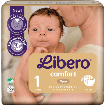 Blöjor Comfort Strl 1 2-5kg 24-p Libero.