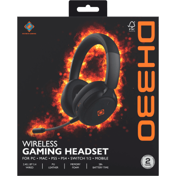 Hörlur gaming trådlös DH330 DELTACO.