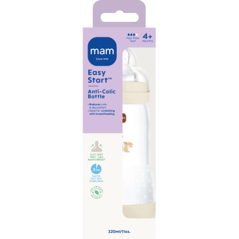 Nappflaska Easy Start Anti Colic Blandade färger 4m+ MAM.