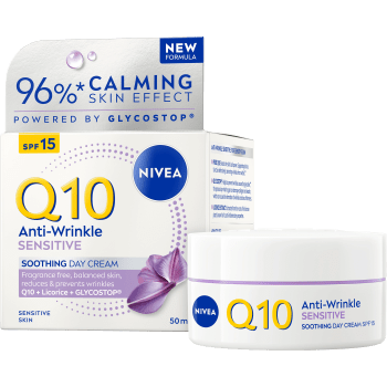 Ansikskräm Q10 Anti-Wrinkle Sensitive Soothing Day Cream 50ml Nivea.