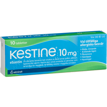 Kestine Filmdragerande tablett 10mg 10-p.