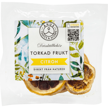 Drinktillbehör Torkad Citron 15g Åhus Tonics & Mixers.