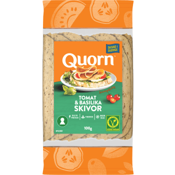 Pålägg Skivor Tomat/Basilika 100g Quorn.