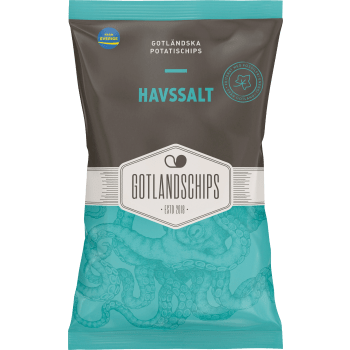 Potatischips Gotlandschips Havssalt 150g Gotlandschips.