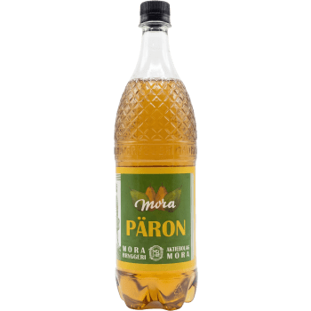 Läsk Päron 1l Mora Bryggeri.