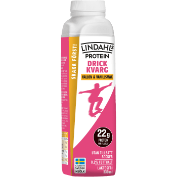 Drickkvarg Hallon & Vanilj 330ml Lindahls.