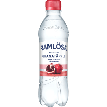 Vatten Kolsyrat oc Kolsyrat vatten Granatäpple 33cl Ramlösa.