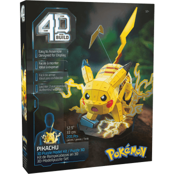 Pokémon Pikachu 30cm 4D Build.