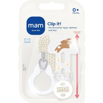 Napphållare Clip it 1-p MAM.