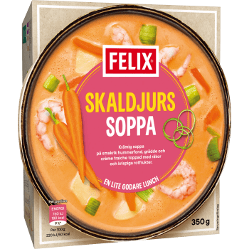 Skaldjurssoppa 350g Felix.
